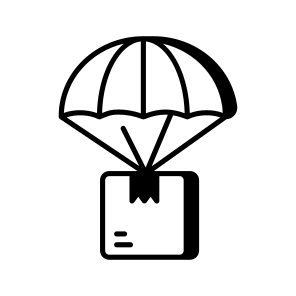 Parachute Delivery icon