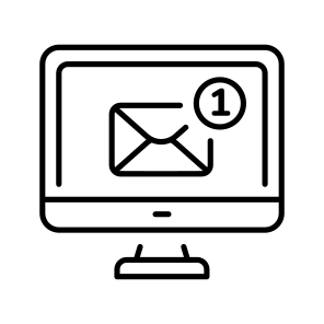 Sending Mail icon