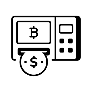 Blockchain Withdrawal icon