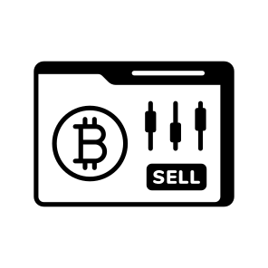 Sell Bitcoin icon