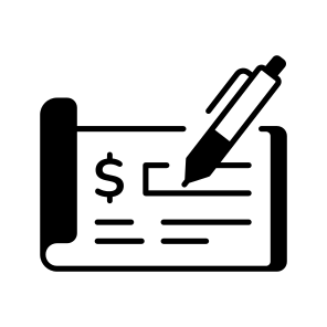 Cheque icon