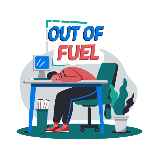 Burnout illustration