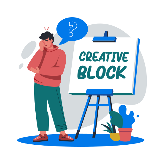 Creative Block illustration