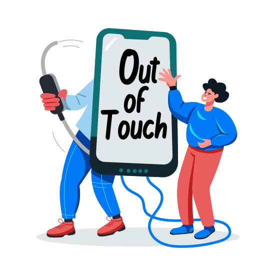 Disconnected illustration