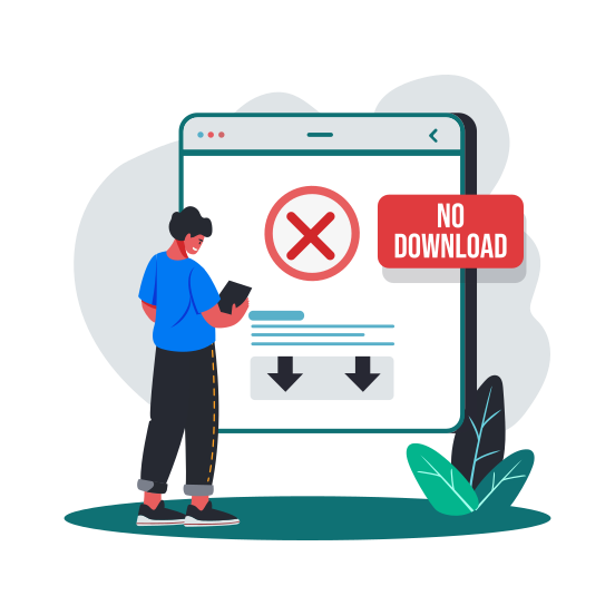 Download Fail illustration