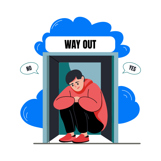 Elevator Stuck illustration
