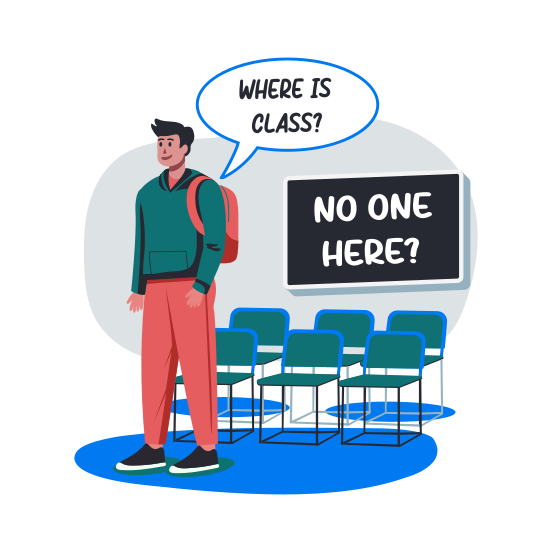 Empty Classroom illustration