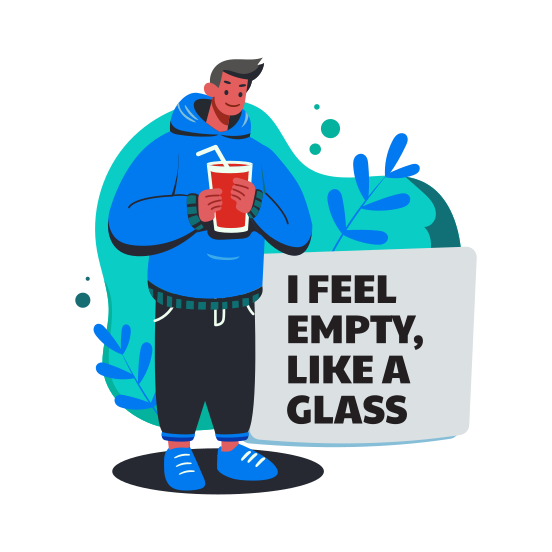 Feeling Empty illustration