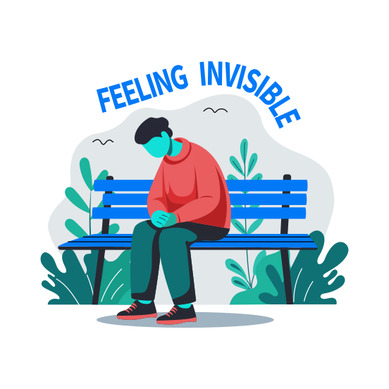 Feeling Invisible illustration