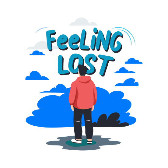Feeling Lost illustration