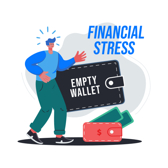 Financial Stress illustration