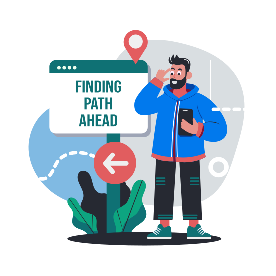 Finding Path illustration