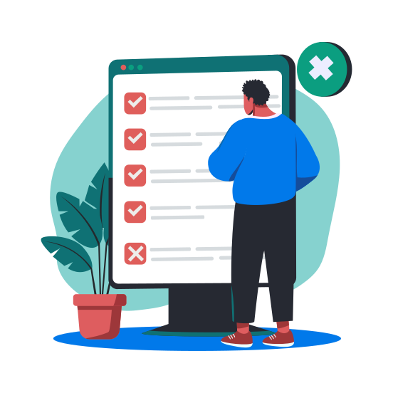 Incomplete Task illustration