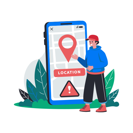 Location Error illustration