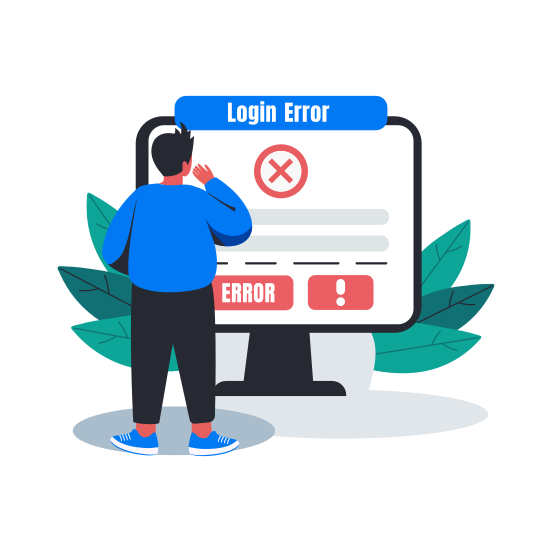 Login Error illustration