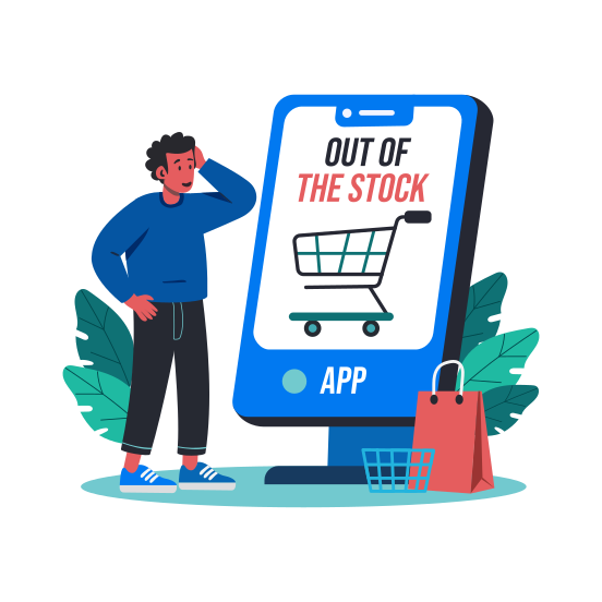 Out Of Stock illustration