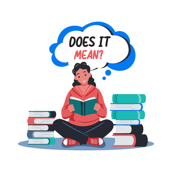 Reading illustration