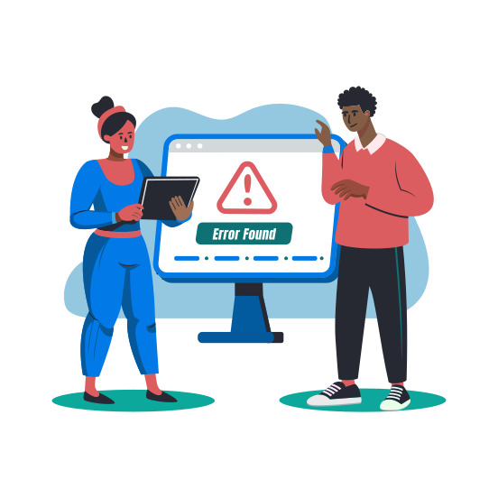 Report Error illustration