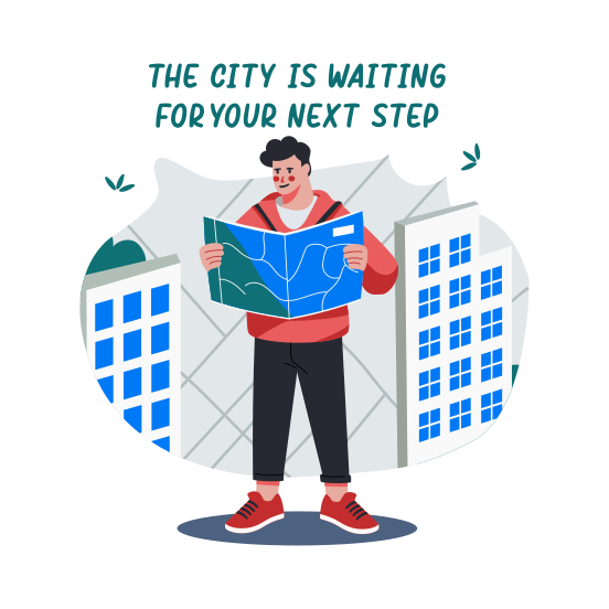 Tourist illustration