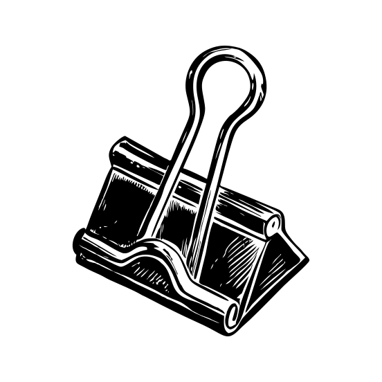 Binder Clip illustration