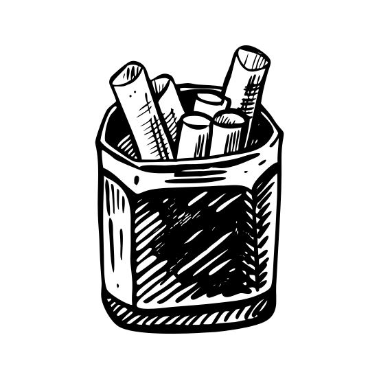 Chalk Holder illustration
