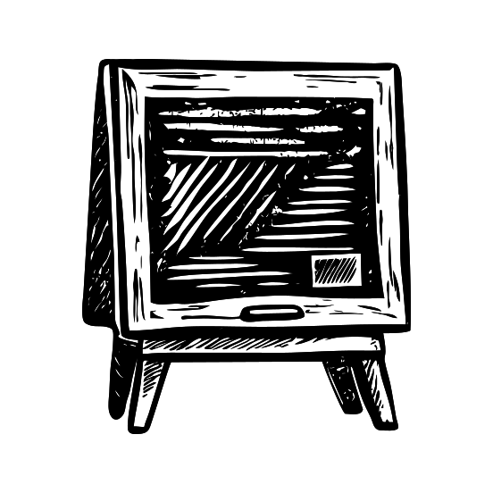 Chalkboard illustration