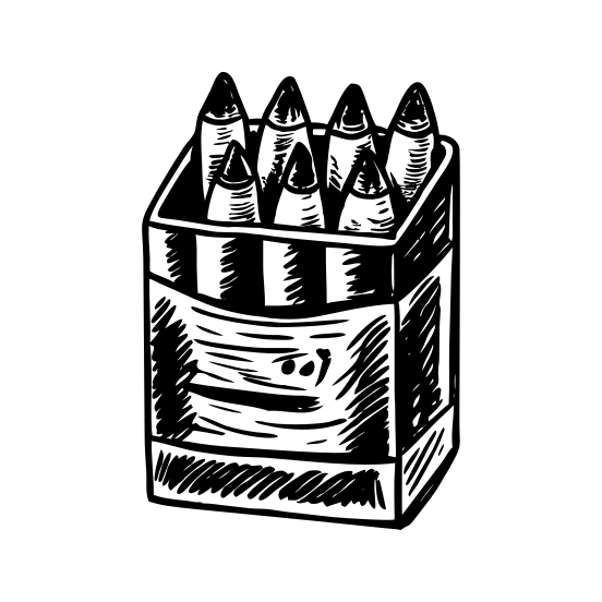 Crayons illustration