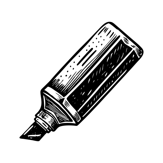 Highlighter illustration