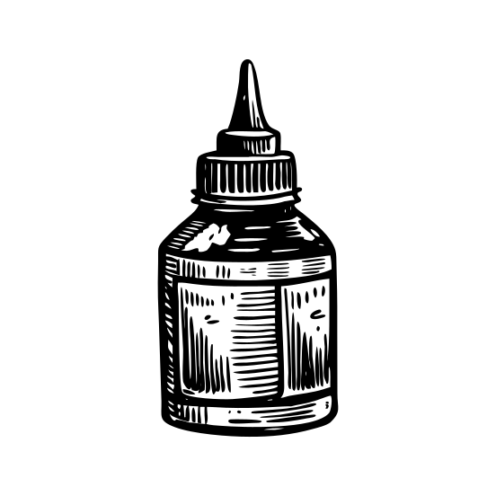 Liquid Glue illustration