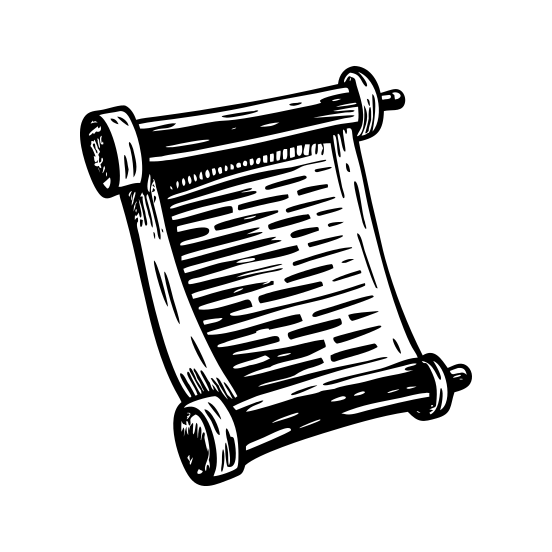 Paper Scroll illustration