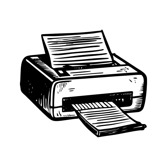 Printer illustration