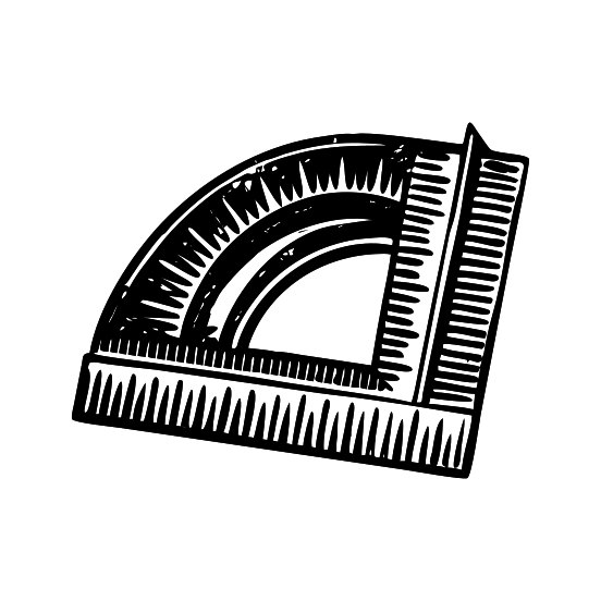 Protractor Scale illustration