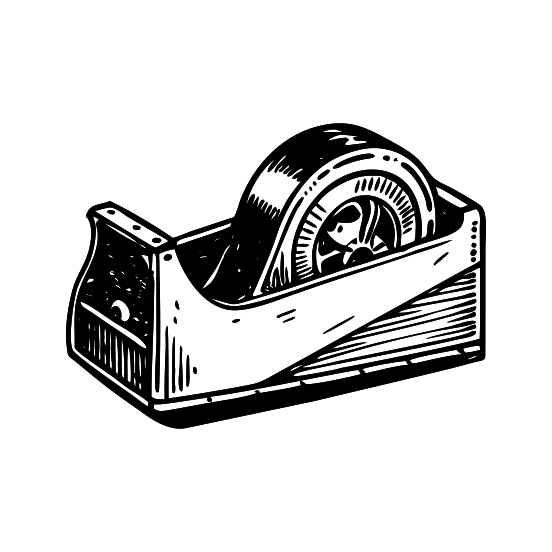 Tape Dispenser illustration