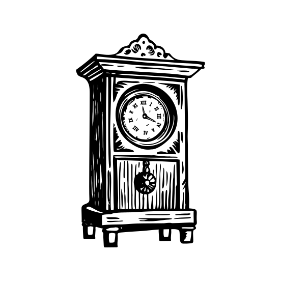 Vintage Clock illustration