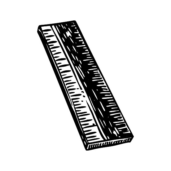 Wooden Ruler illustration