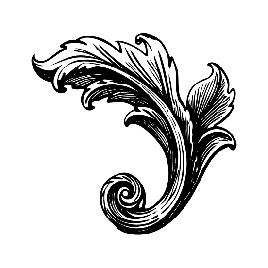 Baroque Leaf illustration