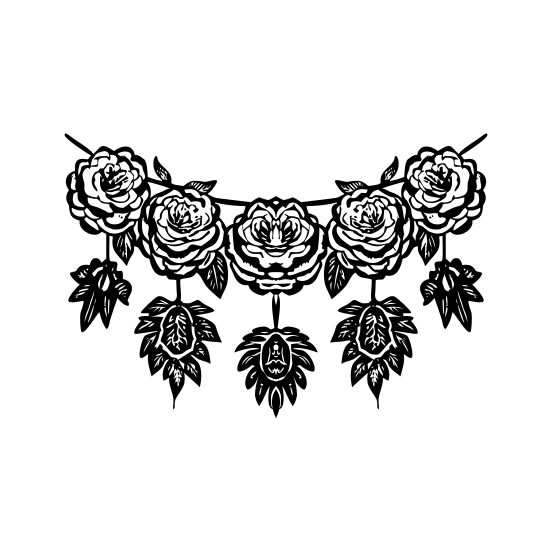 Flower Garland illustration