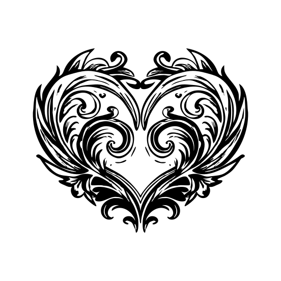 Ornate Heart illustration