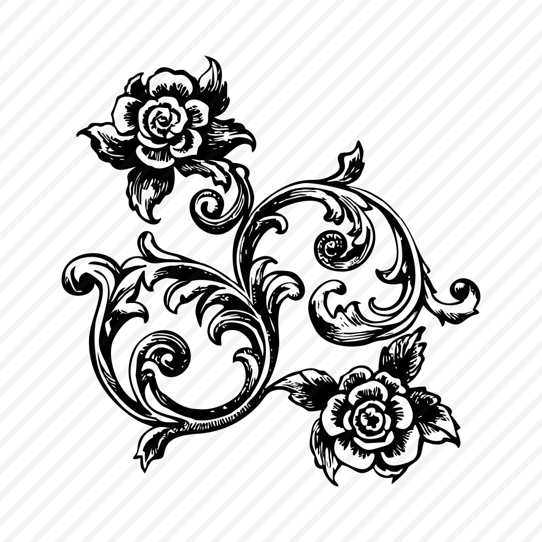 Ornate Roses preview