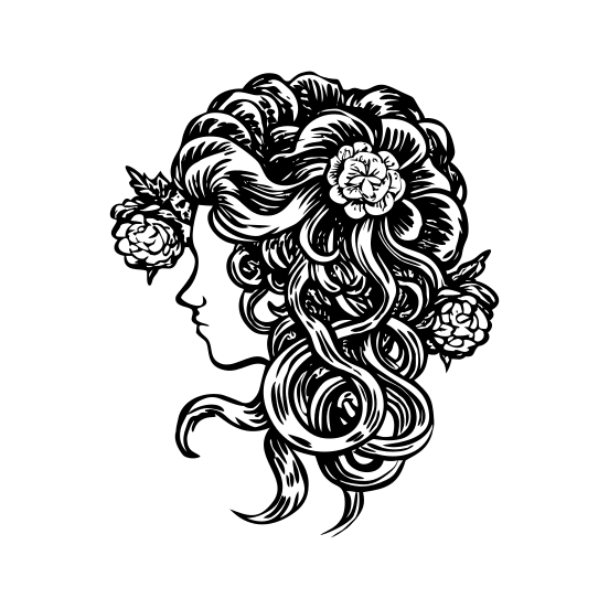 Shaded Peonies illustration