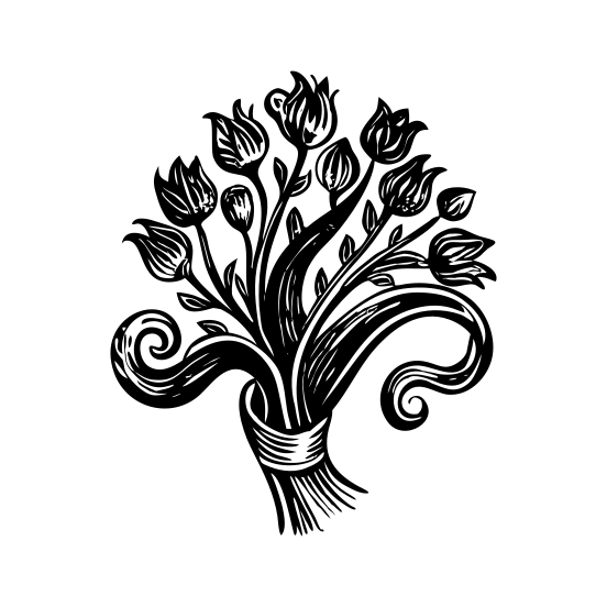 Tulip Bouquet illustration