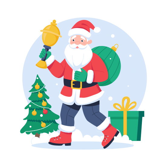 Christmas Santa illustration