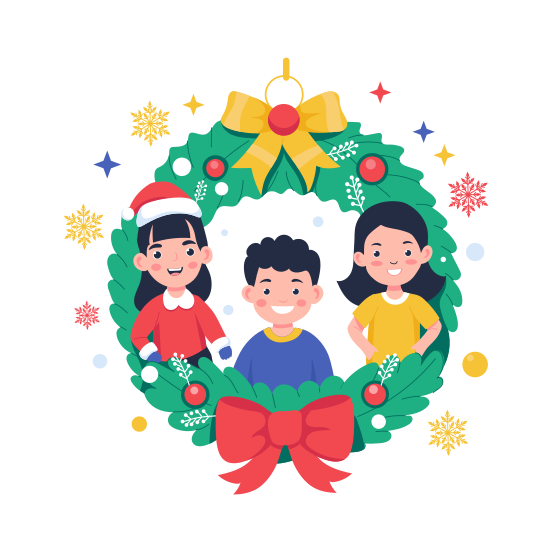 Christmas Wreath illustration