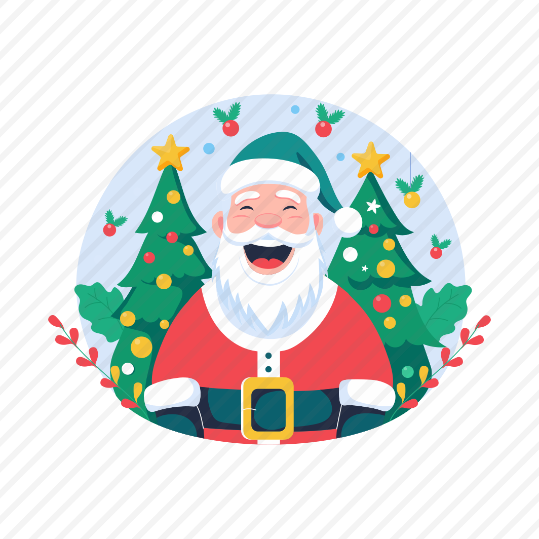 Laughing Santa preview