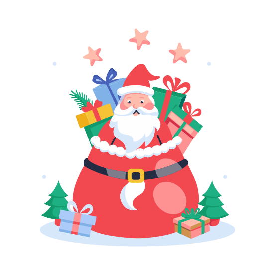 Santa Gifts illustration
