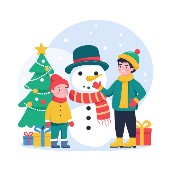 Snow Play illustration