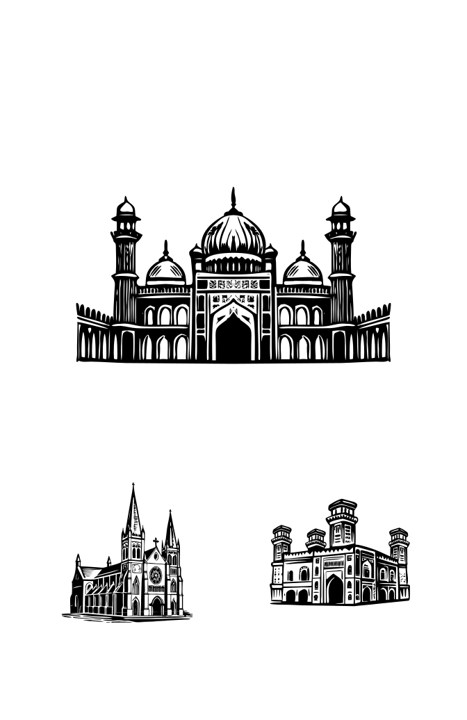 Pakistan Landmark Illustration Art Set Large Set Preview