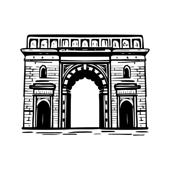 Delhi Gate illustration