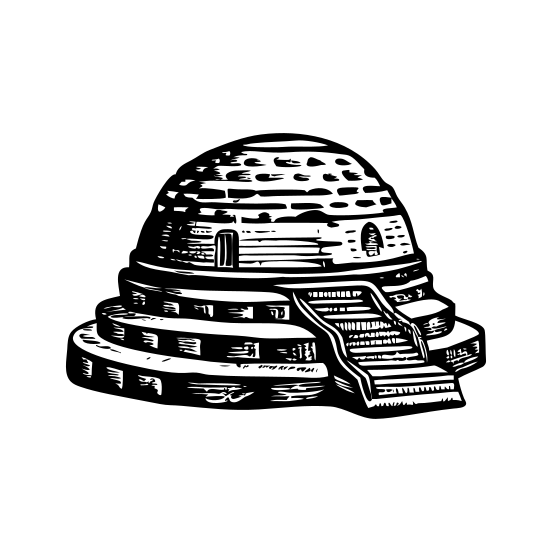 Dharmarajika Stupa illustration
