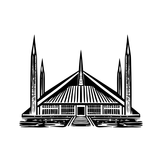 Faisal Mosque illustration